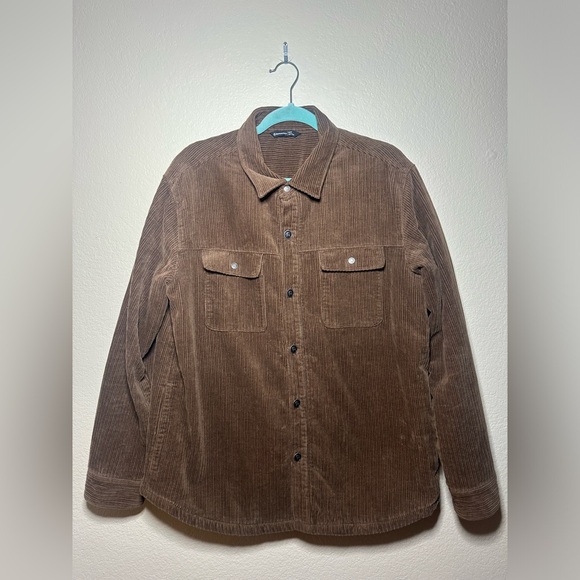 Backcountry Corduroy Sherpa Lined Shirt Work Hunting Jacket - Picture 4 of 7